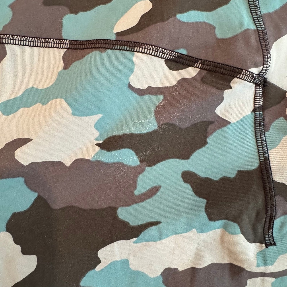Lululemon Invigorate High-Rise Crop 23" Heritage 365 Camo Tidewater‎ Teal Multi - Picture 3 of 15